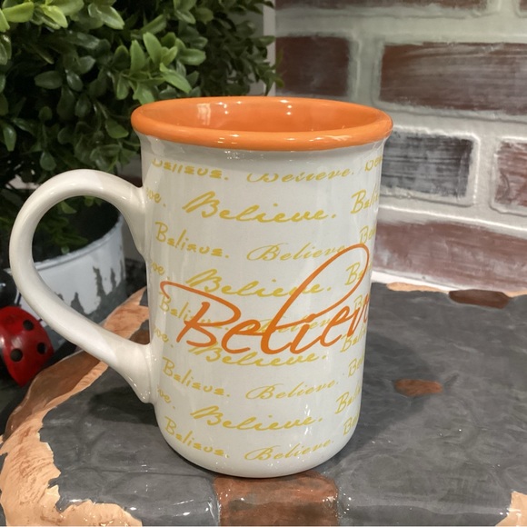 “2/$10” - Gibson - Ceramic Crafted “Believe” themed Coffee - Tea - Beverage Mug - Picture 4 of 9